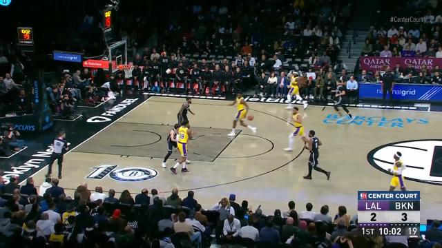 Troy Brown Jr. with an assist vs the Brooklyn Nets