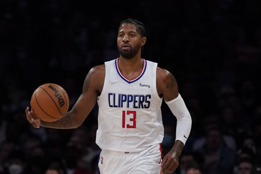 Clippers’ Paul George to miss at least three weeks with torn elbow ligament