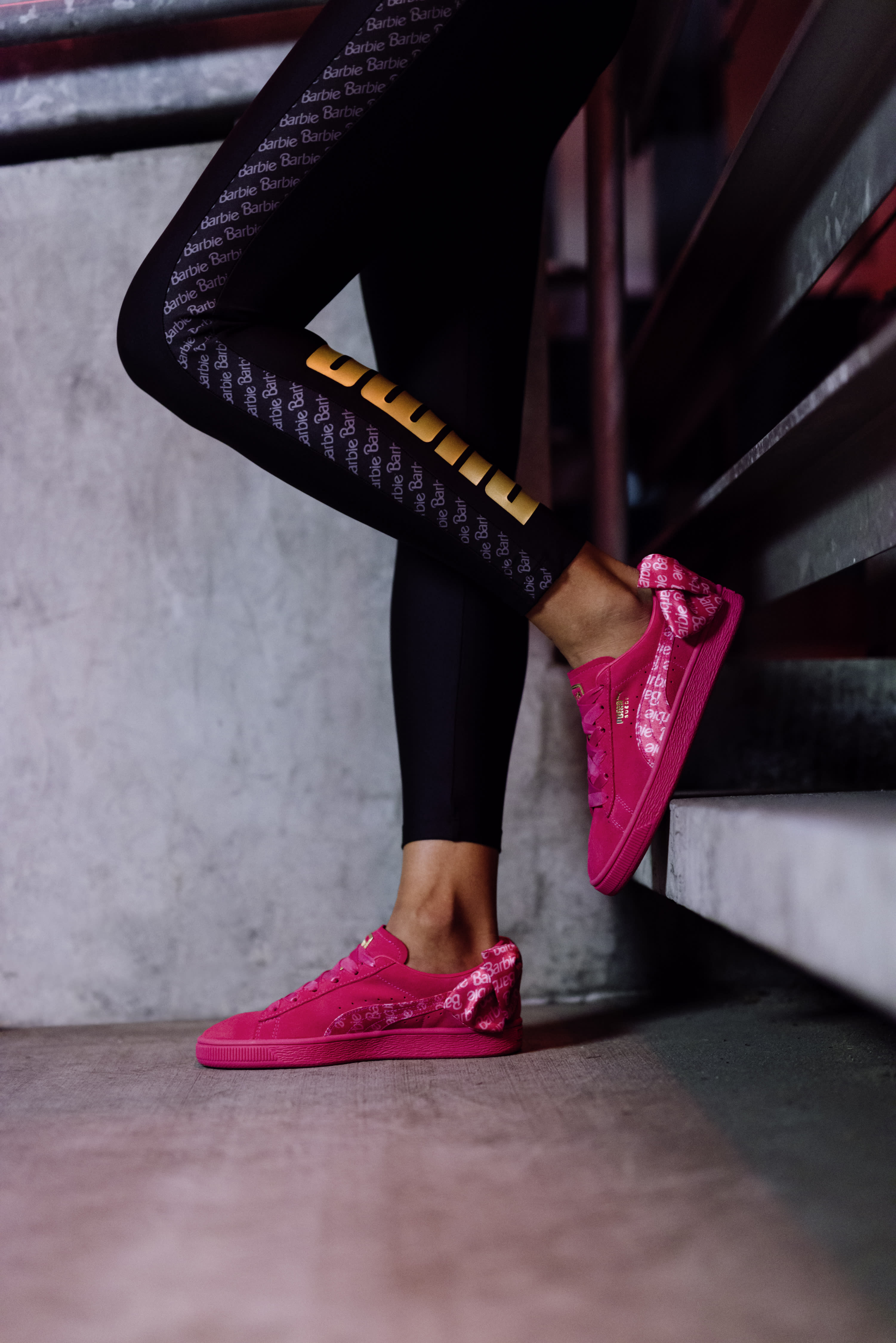 puma x barbie suede