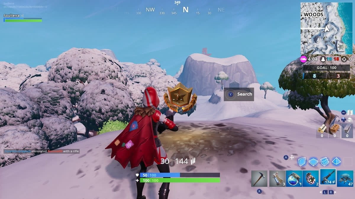 Fortnite Season 7 Giant Rock Man