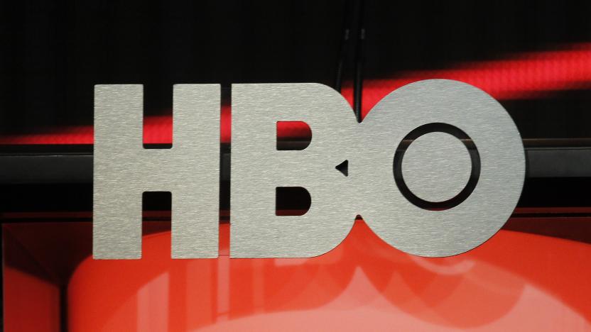 The logo for HBO,Home Box Office, the American premium cable television network, owned by Time Warner, is pictured during the HBO presentation at the Cable portion of the Television Critics Association Summer press tour in Beverly Hills, California August 1, 2012. REUTERS/Fred Prouser   (UNITED STATES - Tags: ENTERTAINMENT)