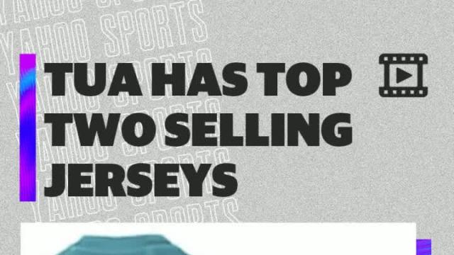 Tua Tagovailoa owns the top selling NFL jerseys right now