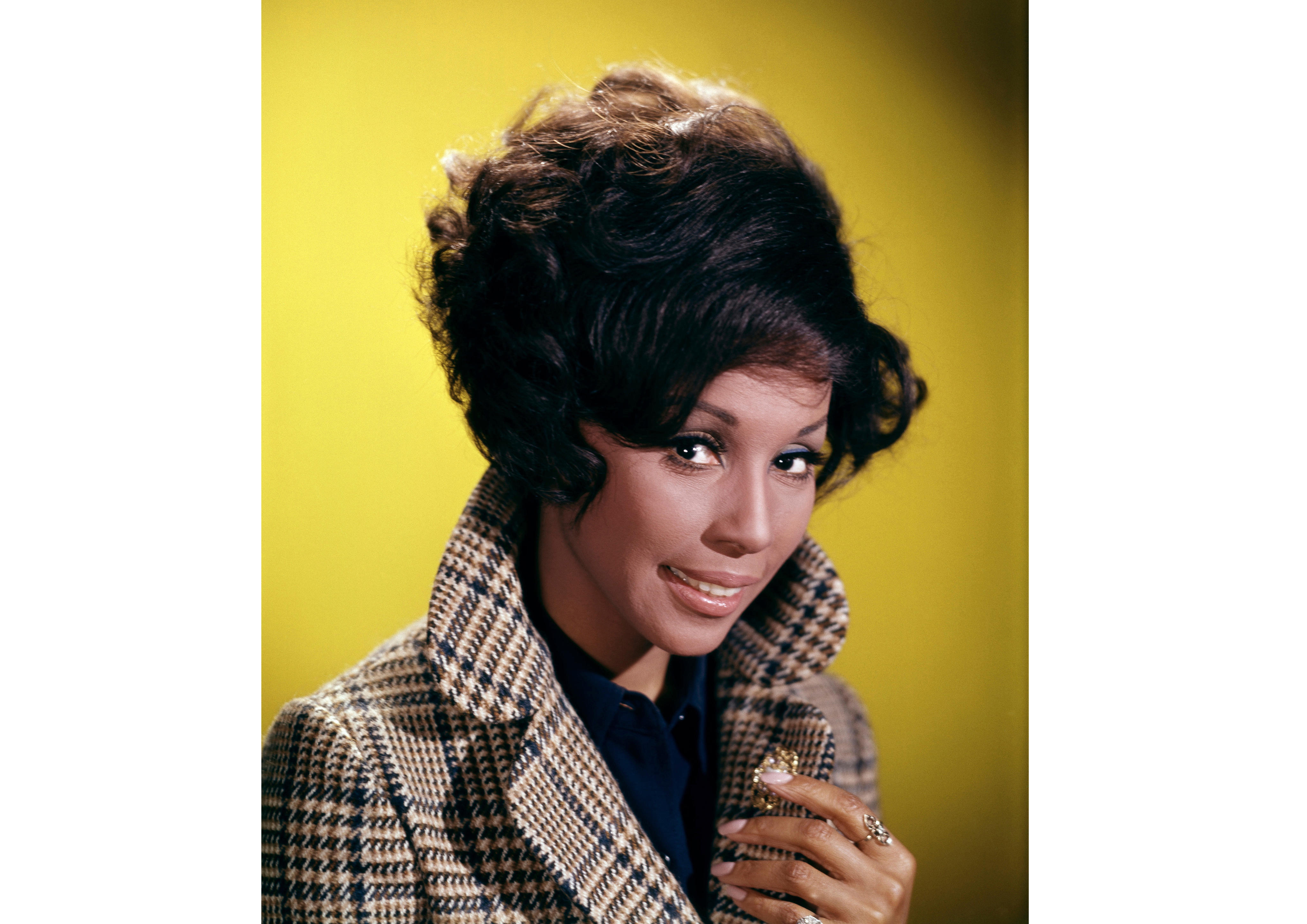 FILE - This 1972 file image shows singer and actress Diahann Carroll. Carroll died, Friday, Oct. 4, 2019, at her home in Los Angeles after a long bout with cancer. She was 84. (AP Photo/Jean-Jacques Levy, File)