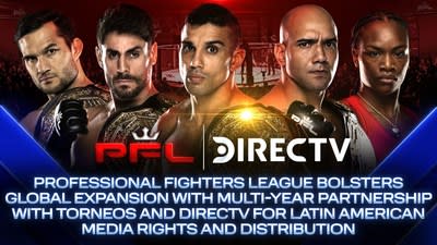 Professional Fighters League promueve la expansión global con una asociación de varios años con Tornios & Directors for Latin American Media Rights and Distribution