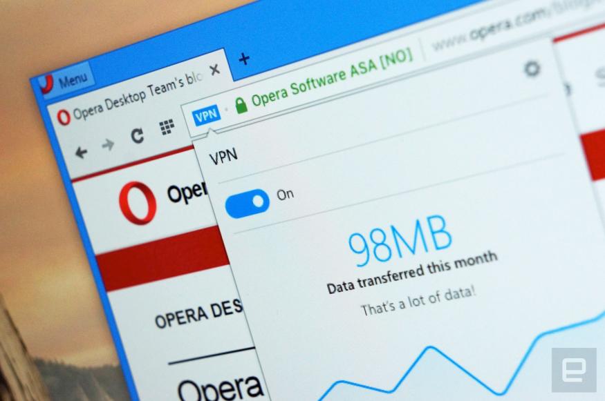 Opera's VPN-equipped browser is now available to everyone