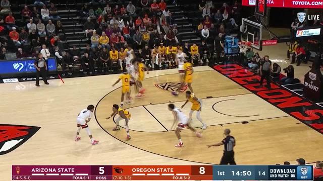 Arizona State overcomes 16-point deficit to beat Oregon State in Corvallis