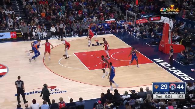 Isaiah Hartenstein with a dunk vs the Washington Wizards