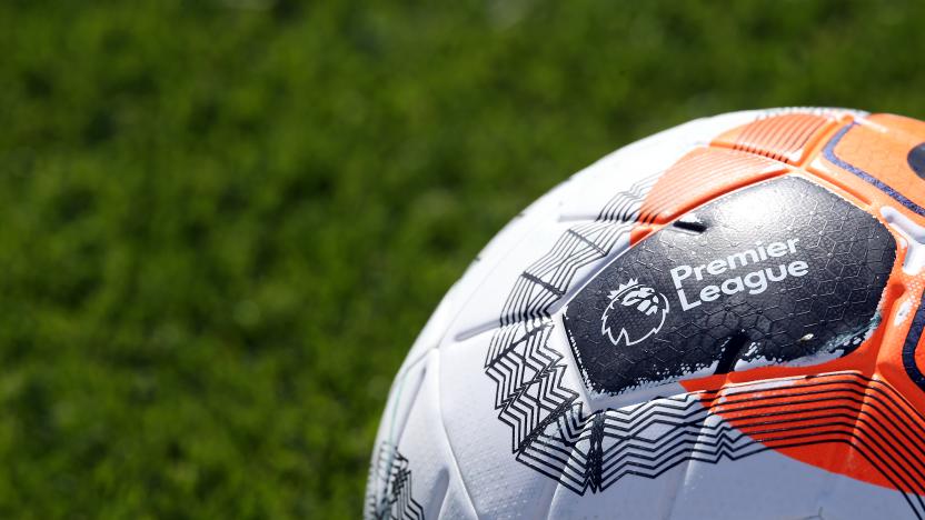 LEICESTER, ENGLAND - MAY 26: Premier League ball during the Leicester City training session at Belvoir Drive Training Complex on May 26th, 2020 in Leicester, United Kingdom.  (Photo by Plumb Images/Leicester City FC via Getty Images)