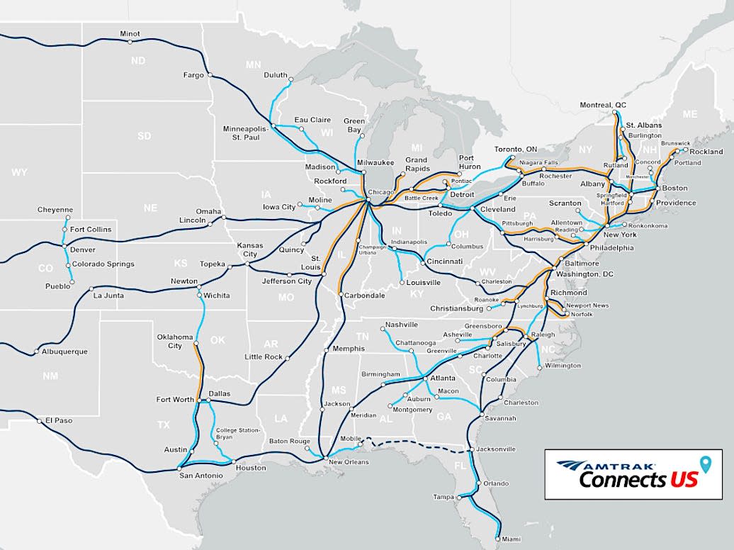 Amtrak Releases Map Of Expanded US Rail Network It Says It Can Build   6a7736066c2a17c77ba7e90eaee101ed