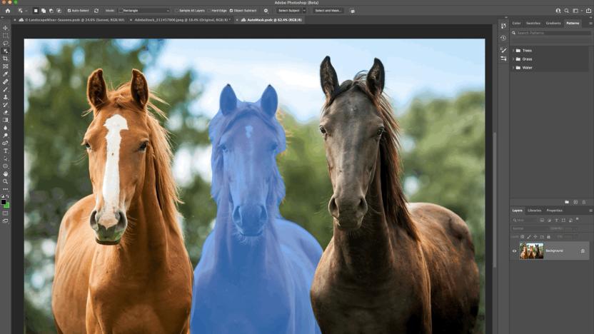 Adobe's latest Photoshop lets you simply hover over an object to select it