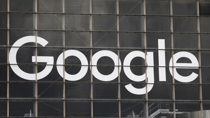 The logo of Google is seen on a building at la Defense business and financial district in Courbevoie near Paris, France, September 1, 2020.  REUTERS/Charles Platiau