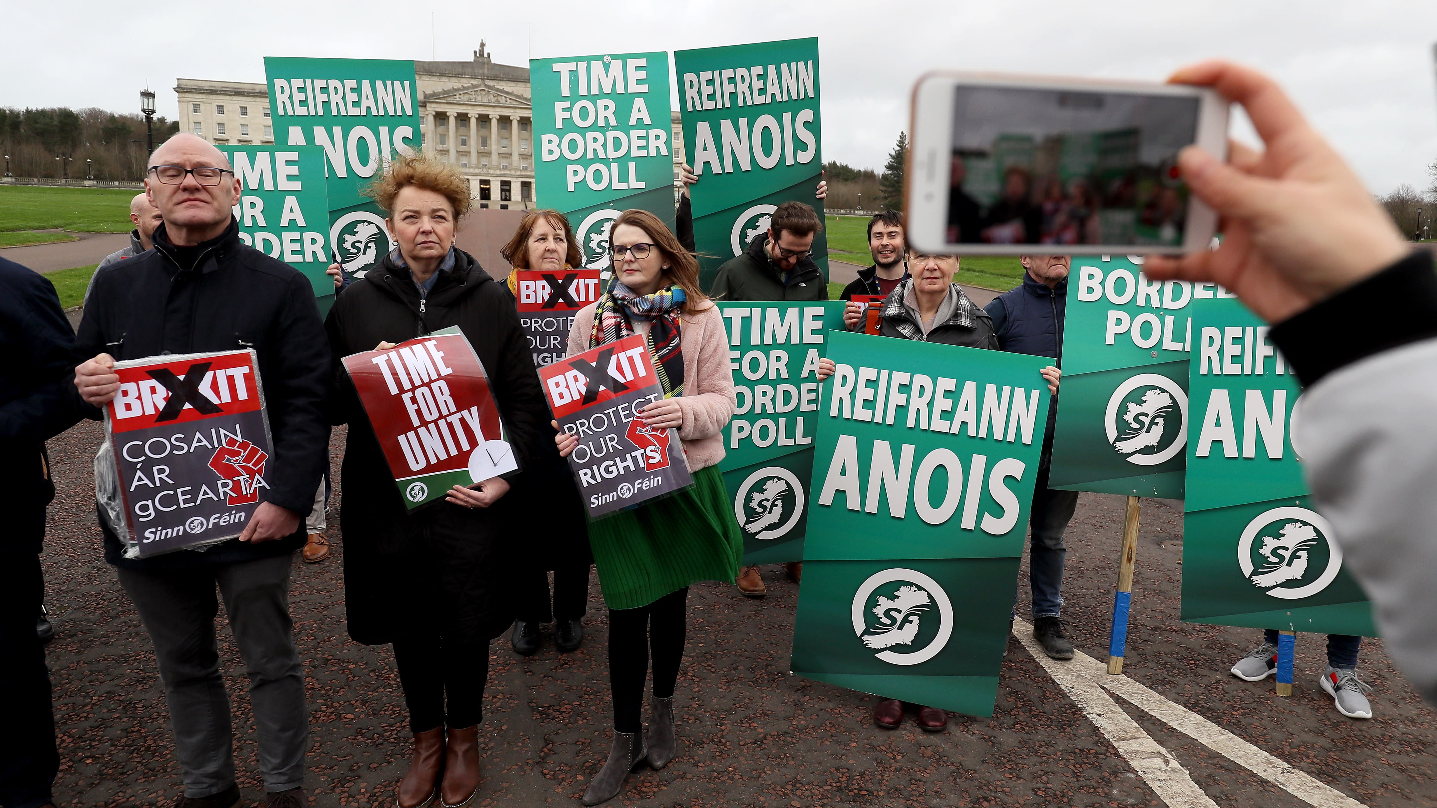 Celebrations and protests across Ireland as UK finally leaves EU