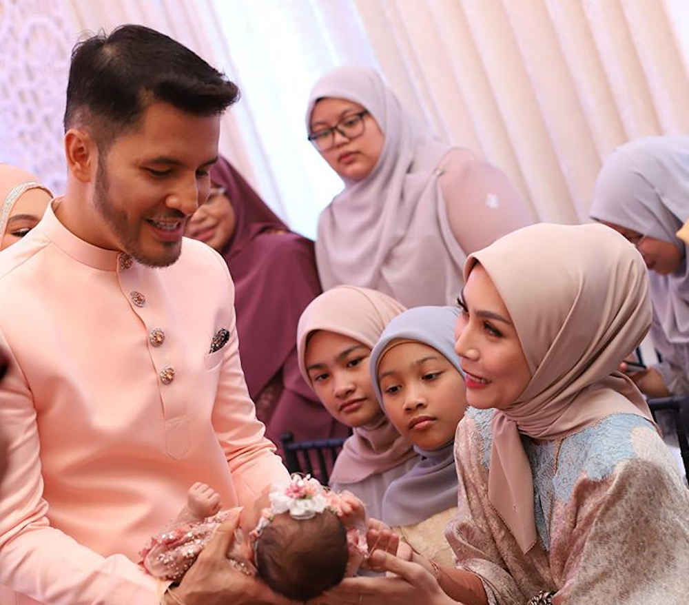Aliff Syukri goes big and spends RM400,000 on youngest child's 