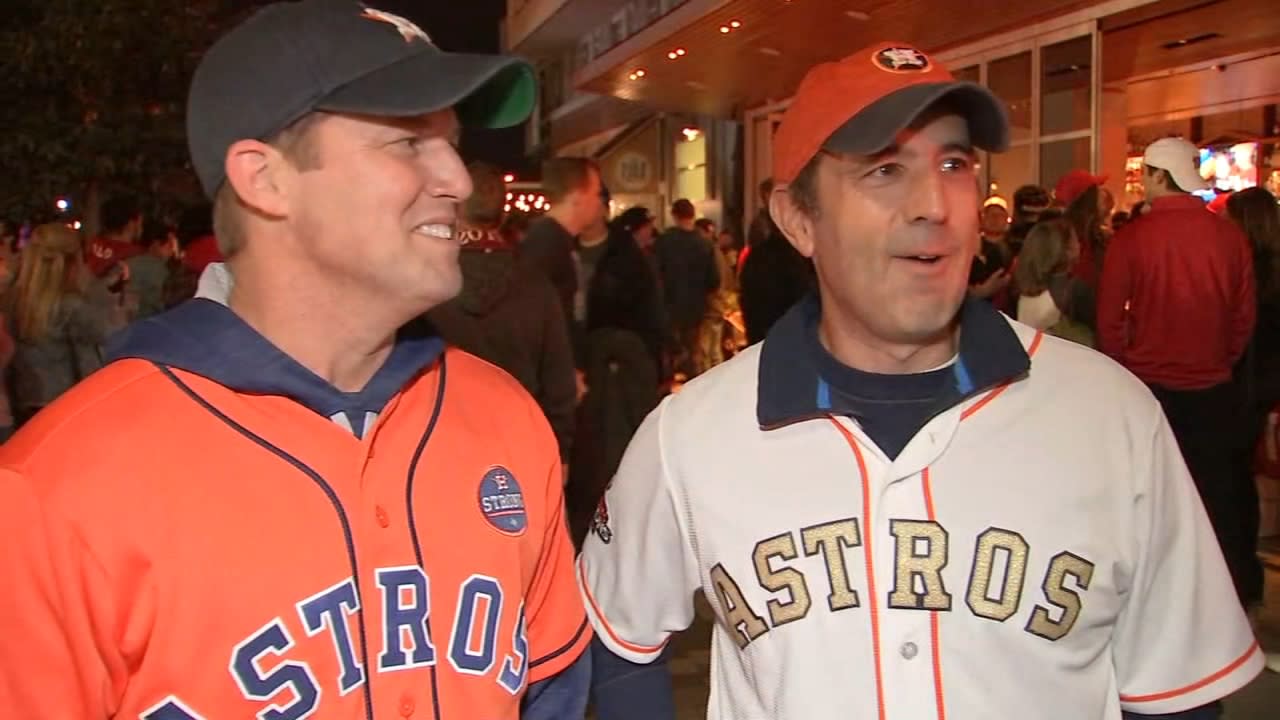 Astros fan uses Alex Bregman game-worn jersey for good luck