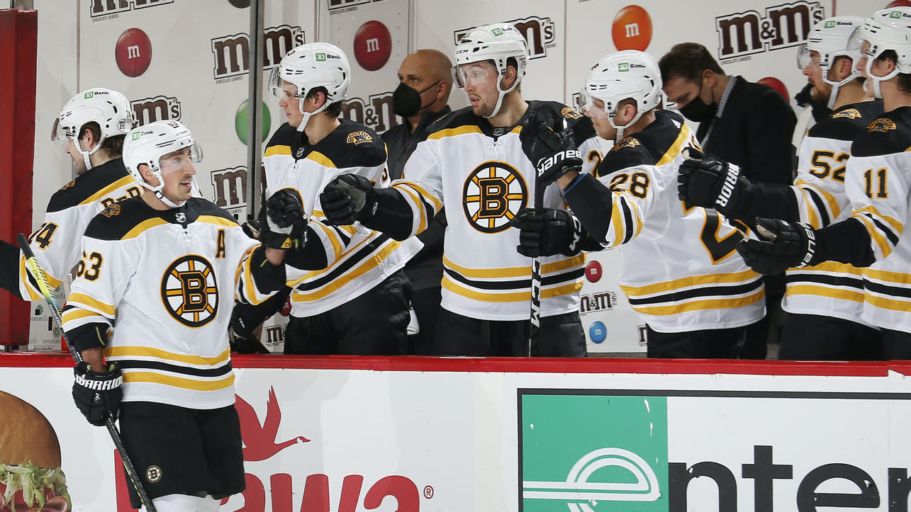 Bruins vs. Devils highlights: Brad Marchand leads B's to ...