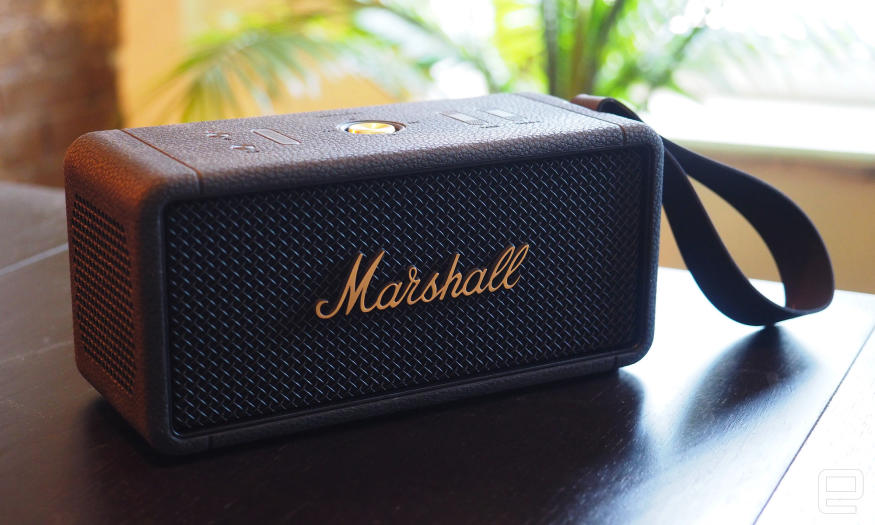 theorie item niemand Marshall's Middleton Bluetooth speaker is the company's new weatherproof  flagship | Engadget
