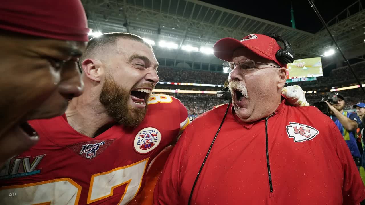 Here's how Andy Reid celebrated his first Super Bowl win [Video]