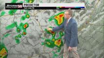 Storms return Tuesday, warm week ahead