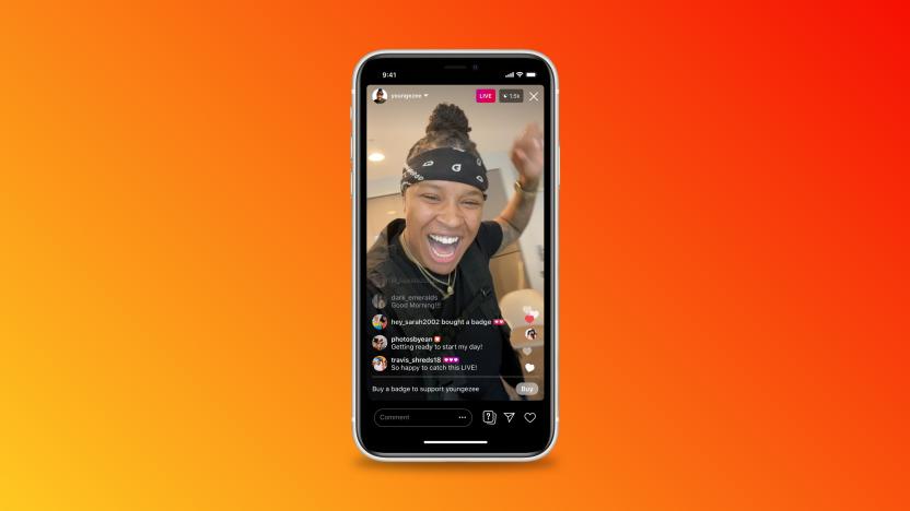 Instagram is making its badges for live streams available to more than 50,000 accounts.