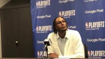 Pacers center Myles Turner discusses Indiana's loss to the Bucks in Game 5.