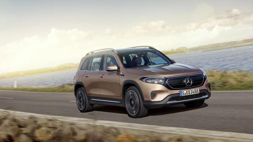 Mercedes-Benz's EQB electric SUV is coming to the US in 2022