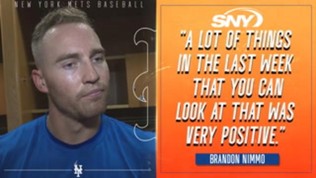 Mets' Brandon Nimmo says last week was still 'very positive' ahead