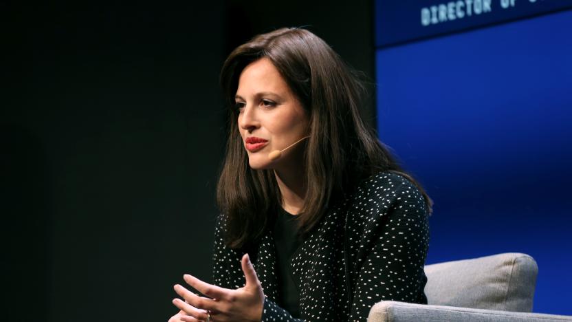 SAN FRANCISCO, CALIFORNIA - NOVEMBER 08: Anne Neuberger speaks onstage at the WIRED25 Summit 2019 - Day 1 at Commonwealth Club on November 08, 2019 in San Francisco, California. (Photo by Phillip Faraone/Getty Images for WIRED)