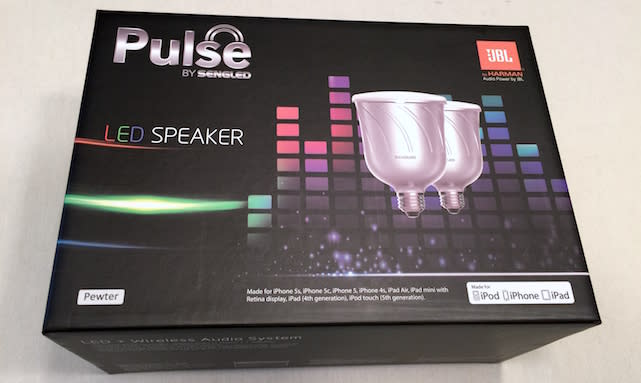Pulse by Sengled: iOS-controllable LED lights, with speakers by JBL