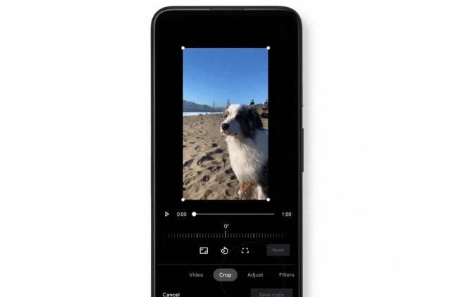 Google Photos redesigned video editor (2021)