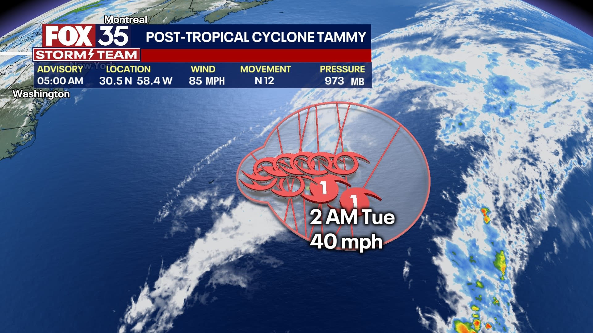 POST-TROPICAL CYCLONE TAMMY