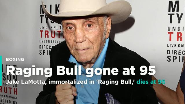 Boxer LaMotta, immortalized in 'Raging Bull,' dies at 95