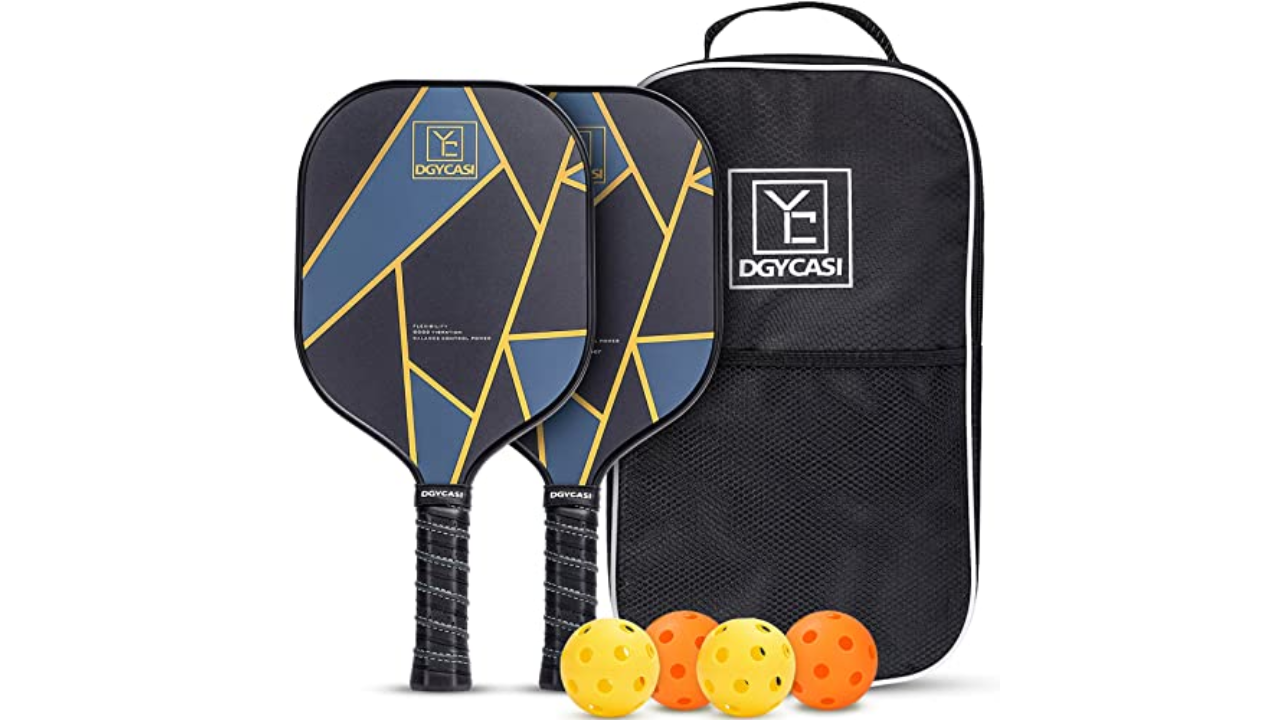 Pickleball Paddles Family Set, Net Playz, 2 Kid-Size 2 Adult-Size