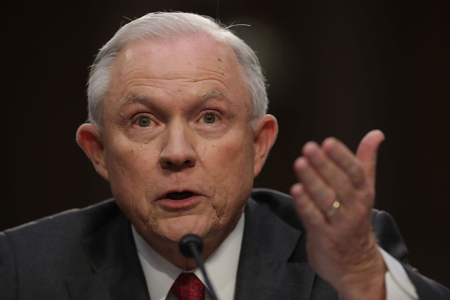 Attorney General Jeff Sessions Testifies At Senate Hearing