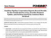 Pembina Pipeline Corporation Reports Record Results for the Fourth Quarter 2023, Provides Business Update, and Declares Quarterly Common Share Dividend