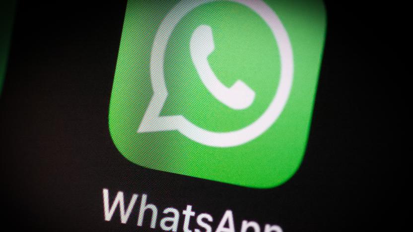 The WhatsApp application icon is seen on an iPhone home screen in Warsaw, Poland on March 3, 2021. (Photo by Jaap Arriens/NurPhoto via Getty Images)