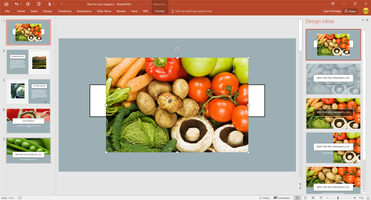 PowerPoint spruces up your presentation using image recognition | Engadget