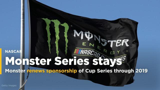 Monster renews sponsorship of Cup Series through 2019