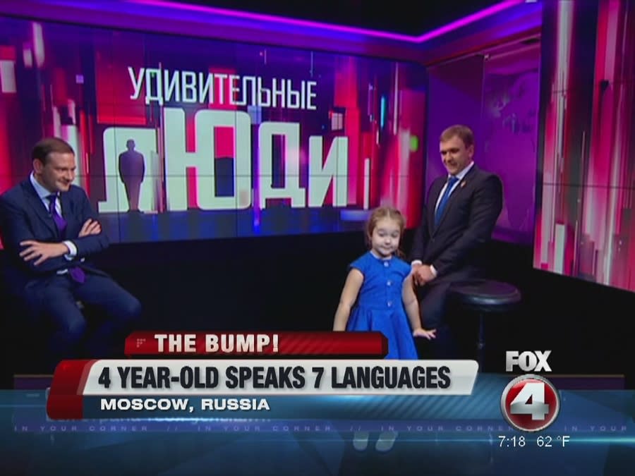 4 Year Old Girl Speaks 7 Languages