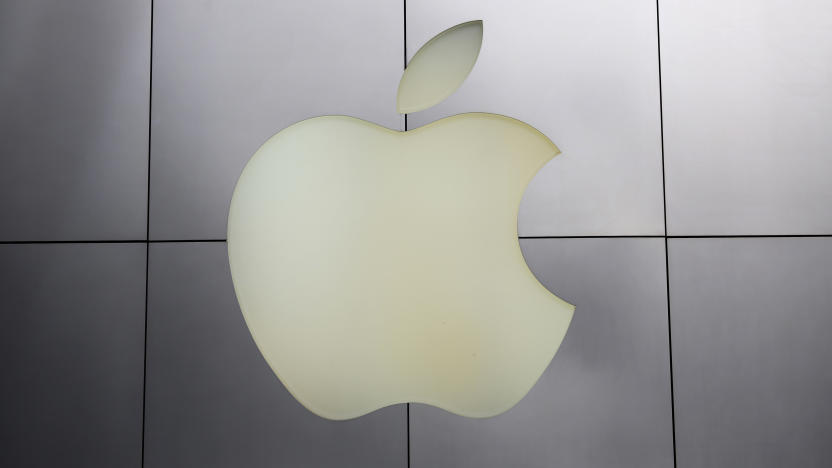 The Apple logo is pictured at its flagship retail store in San Francisco, California January 27, 2014. Apple releases results after today's bell for the key holiday season which included the first full quarter of selling the iPhone 5S and 5C and analysts will be looking to see how margins hold up as competition and production costs riseREUTERS/Robert Galbraith  (UNITED STATES - Tags: BUSINESS)