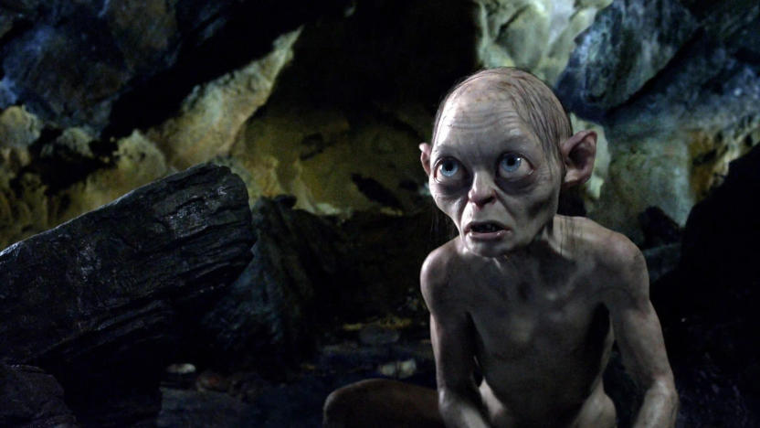 Andy Serkis as Gollum in The Hobbit