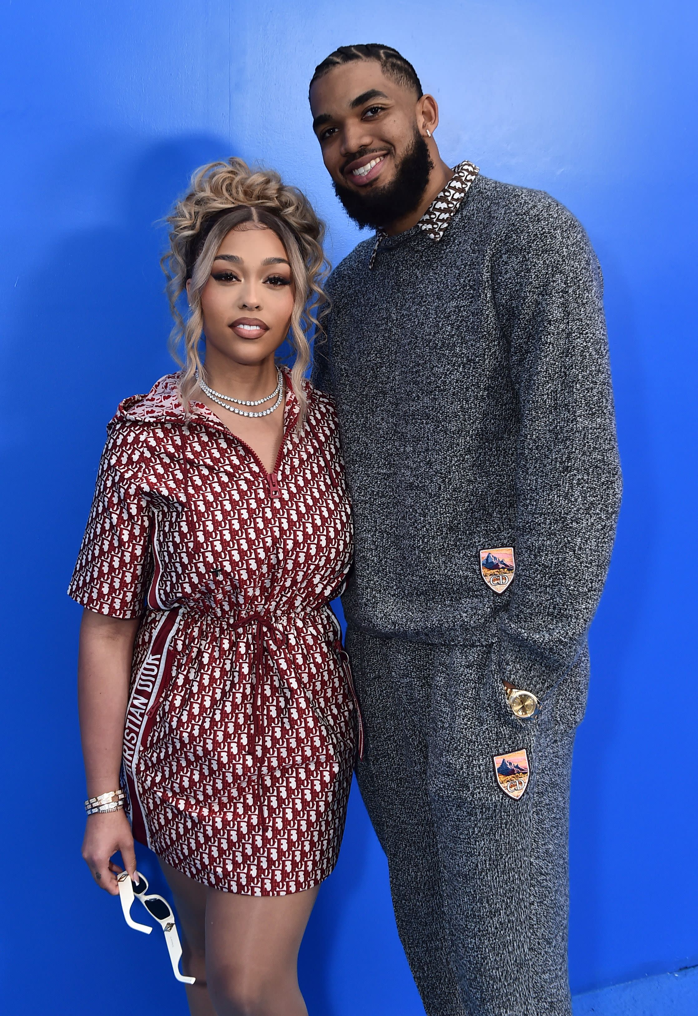 Karl-Anthony Towns teases Jordyn Woods engagement