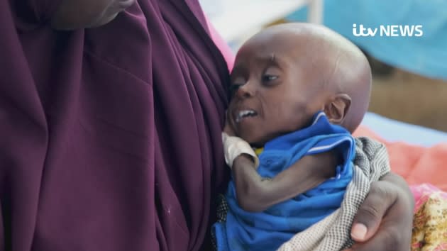 ITV News rapporte la Somalie en pleine famine