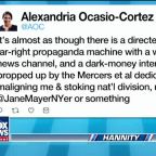 Alexandria Ocasio-Cortez blames growing 'unfavorability' on Fox News