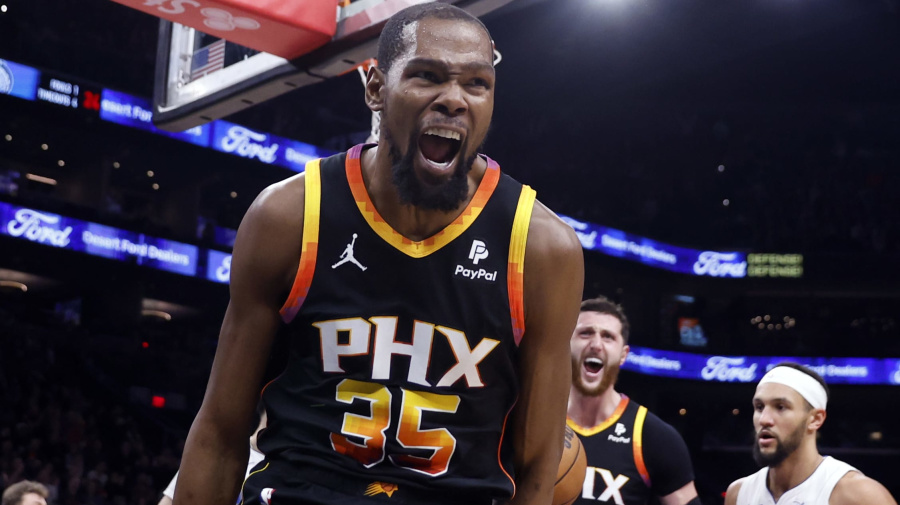 NBA roundup: Kevin Durant, Suns top Jazz in 2OT thriller