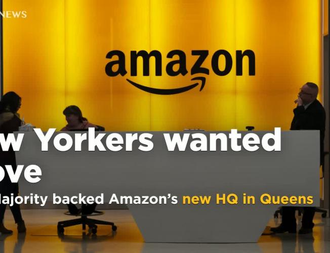 Image result for amazon NY HQ2 poll and siena college