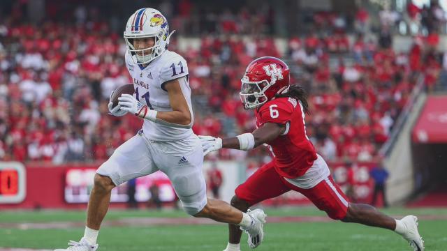 Kansas’ Jalon Daniels officially entered the Heisman Trophy race after demolishing Duke