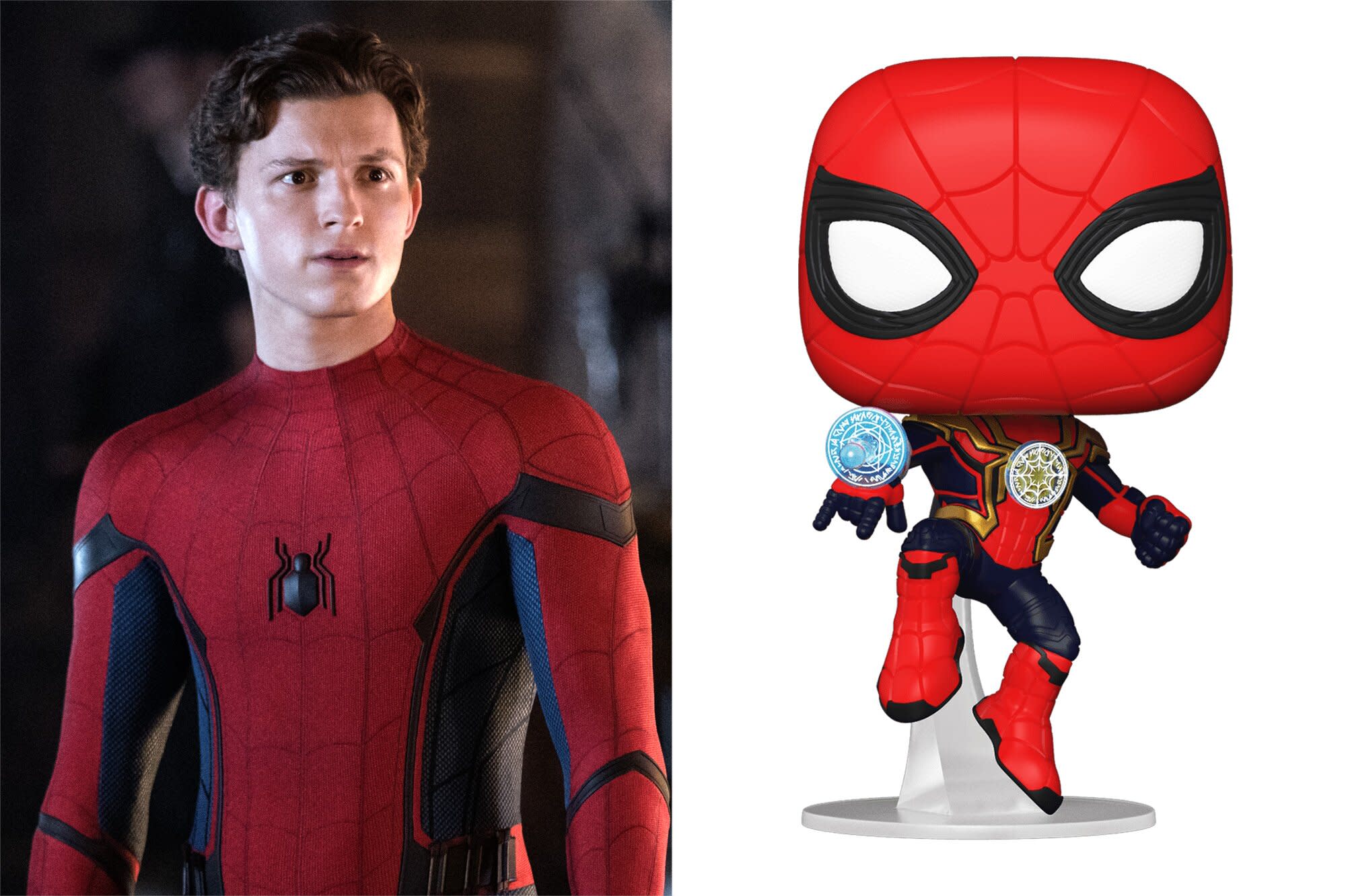 Tom Holland S Spider Man Gets A Doctor Strange Upgrade In New No Way Home Toys - how to look like spiderman in roblox