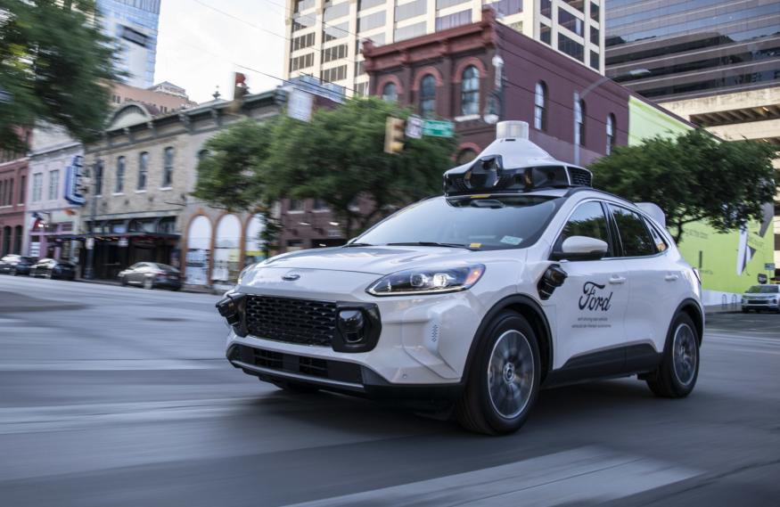 A vehicle that uses Argo AI's autonomous driving tech.