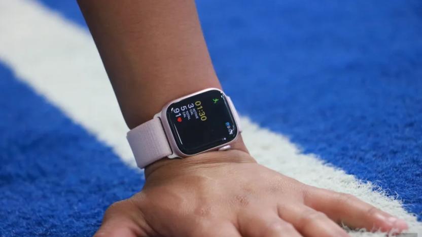 Series 9 Apple Watch on wrist