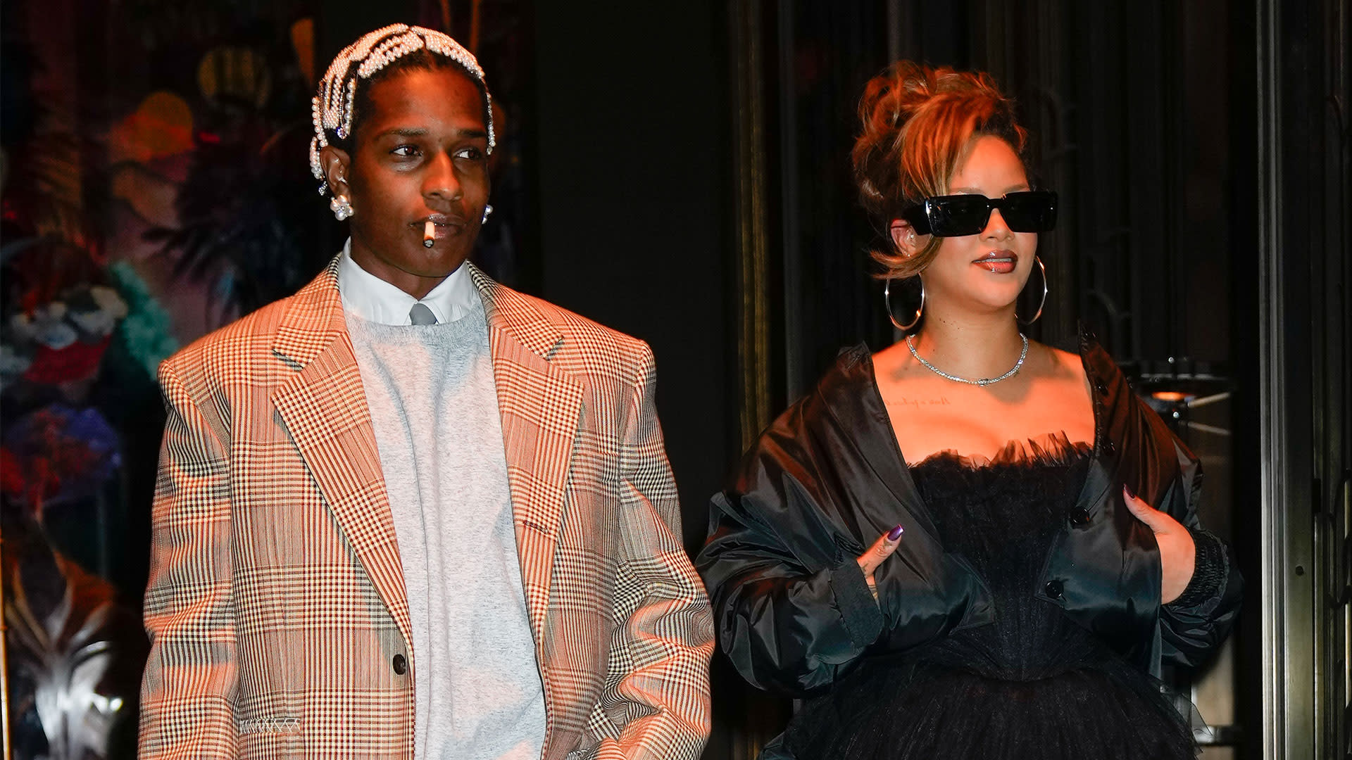 Rihanna steps out with A$AP Rocky on his birthday in New York City - Good  Morning America